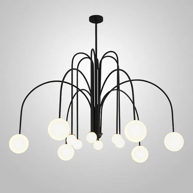 Люстра На Штанге Day L12 D130 Black By Imperiumloft 233074-26