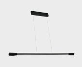 Подвесной светильник ItalLine IT013-6020 black/silver 3000K