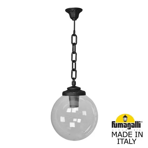 Уличный подвесной светильник FUMAGALLI G30.120.000.AXF1R SICHEM/G300 GLOBE 300 Уличный подвесной светильник FUMAGALLI G30.120.000.AXF1R SICHEM/G300 GLOBE 300