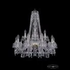 Люстра хрустальная Bohemia 1403/10+5/240/h-76 G