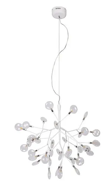 Светильник подвесной Crystal Lux EVITA SP36 WHITE/TRANSPARENT 1691/236 Светильник подвесной Crystal Lux EVITA SP36 WHITE/TRANSPARENT 1691/236