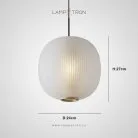 Подвесной светильник NERI Цвет белый Lampatron neri-white 8629-24102