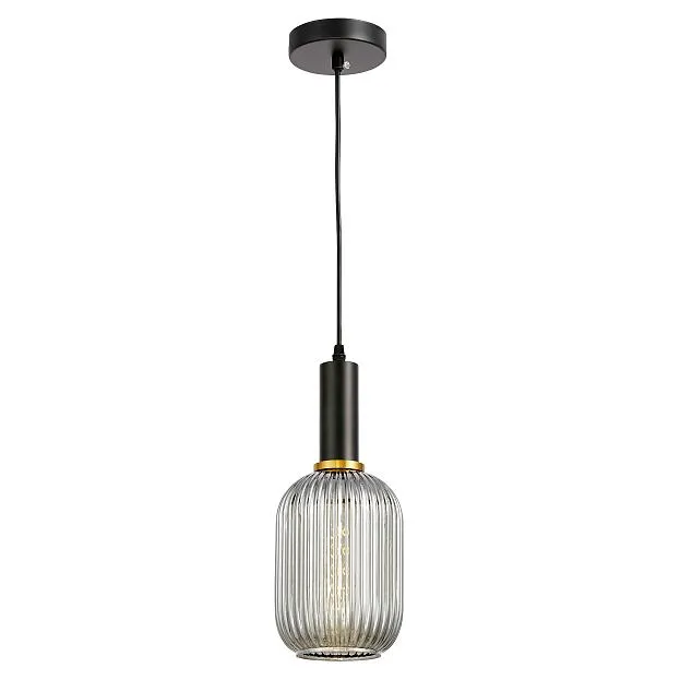 Подвесной светильник Lumina Deco LDP 1218-1 GY+BK Rico Подвесной светильник Lumina Deco LDP 1218-1 GY+BK Rico