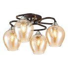 Потолочная люстра Citilux CL468141 Балатон Кофейный