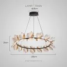 Кольцевые люстры и светильники AUBREY RING Размер XL Lampatron 8586-23912