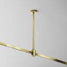 Крепление потолочное Medium 300мм с вводом питания латунь Technical Maytoni TRA158C-B1-BS Flarity