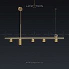 Реечный, рядный светильник WILL 5 плафонов. Lampatron 3425-8422