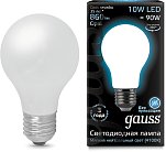 Лампа Gauss 102202210 филаментная E27 10W 4100К груша матовая Filament A60