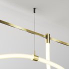 Потолочный коннектор с тросовым подвесом для светильника Tau в шинопровод Flarity Maytoni Technical TRA154CSW-1BS