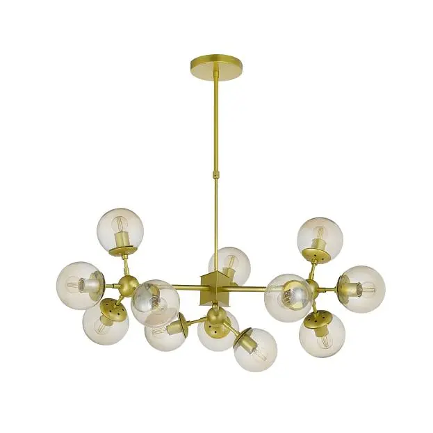 Подвесной светильник Lumina Deco LDP 160-12 GD Zodiak Подвесной светильник Lumina Deco LDP 160-12 GD Zodiak