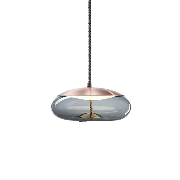Подвесной светильник Delight Collection 9966P/D copper/blue Knot Подвесной светильник Delight Collection 9966P/D copper/blue Knot
