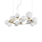Подвесной светильник Ideal Lux 283814 PERLAGE SP14 OTTONE SATINATO