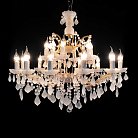 Подвесная люстра RH Rococo Iron &amp; white matt Crystal Chandelier 18 ImperiumLoft 107756-22 40.2225