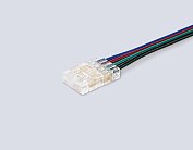 Соединитель гибкий односторонний COB RGB 12/24V для лент 10mm (4 конт.) (5шт) Ambrella light GS7411 ILLUMINATION