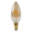 Лампа светодиодная диммируемая Lucide 49043/03/62 E14 3W 2200K янтарная Led Bulb