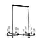 Люстра на штанге AM Group INDIGO SPL8 PEARL BLACK