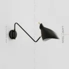 Бра HANNOVER Размер S. Цвет Черный + Латунь Lampatron 6347-17045