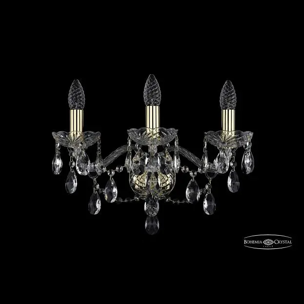 Бра хрустальный Bohemia 1415B/3/165 G Бра хрустальный Bohemia 1415B/3/165 G