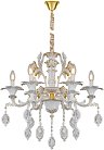 Подвесная люстра AM Group CLEOPATRA SP6 WH+GL CLEOPATRA