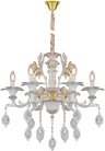 Подвесная люстра AM Group CLEOPATRA SP6 WH+GL CLEOPATRA