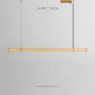 Реечный, рядный светильник ERKER LONG Размер S. Цвет латунь Lampatron f-erker-long-s-brass 8519-23574