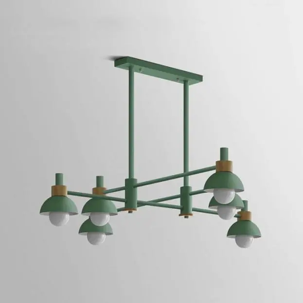 Подвесной Реечный Светильник Fanta Long Green ImperiumLoft 204547-26