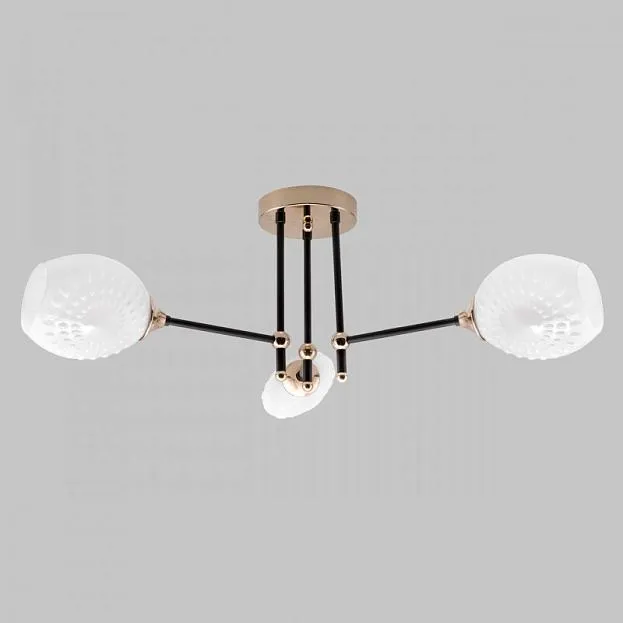 Потолочная люстра Imex MD.4144-3-S-BK+FGD