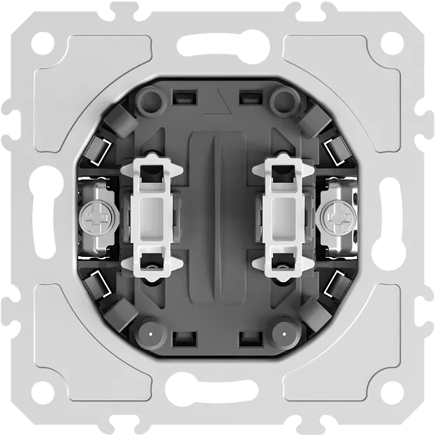 Механизм кнопки звонка 2-х клавишный, 10 A 250 В~, Donel DB25100 DB