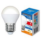 Лампочка светодиодная Volpe LED-G45-6W/4000K/E27/FR/DIM/SLS OPTIMA DIM