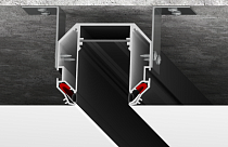 Трек SY низковольтный встраиваемый в натяжной потолок без провода питания, черный 2м SWG SY-601201-CL-2-BL 00-00043730