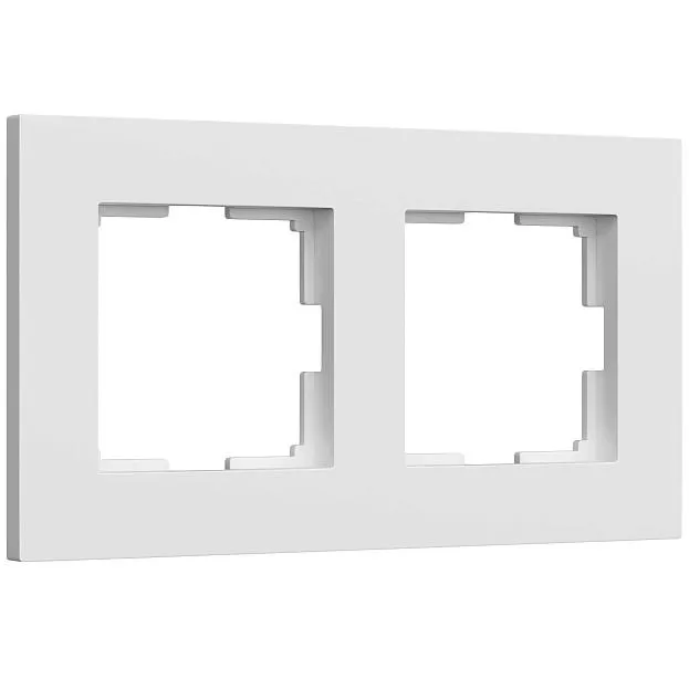 Рамка на 2 поста (белый матовый) Werkel W0022961 Slab a062795