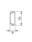 Накладной алюминиевый профиль Donolux DN18522Alu Donel свет