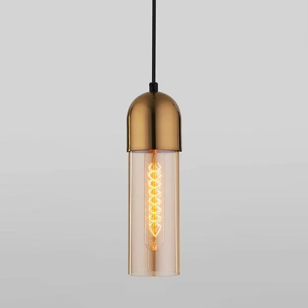 Подвесной светильник Eurosvet 50180/1 янтарный a052424 Airon