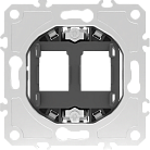 Опорная плата для установки телефонных/компьютерных разъемов (двойная) Donel DB16000 DB