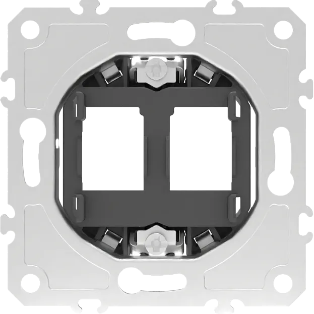 Опорная плата для установки телефонных/компьютерных разъемов (двойная) Donel DB16000 DB