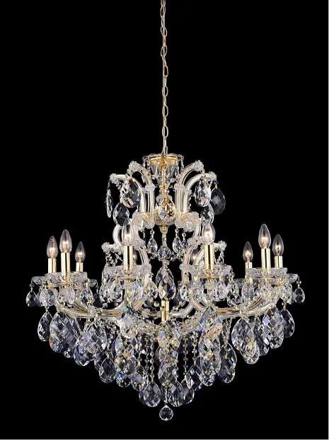 Люстра Crystal Lux ISABEL SP11 GOLD/TRANSPARENT 2080/311