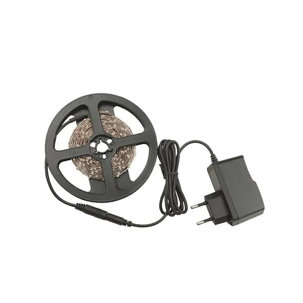 Светодиодная лента Volpe ULS-Q721 2835-60LED/m-IP20-2.5M-WW RRP24C00 Комплект светодиодной ленты с адаптером Светодиодная лента Volpe ULS-Q721 2835-60LED/m-IP20-2.5M-WW RRP24C00 Комплект светодиодной ленты с адаптером