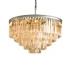 Люстра Odeon Delight Collection KR0387P-10A chrome/amber