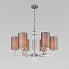 Подвесная люстра Eurosvet 60134/6 никель Soffio a058368