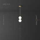 Подвесной светильник MARRY 2 лампы Lampatron marry-2 6555-17904