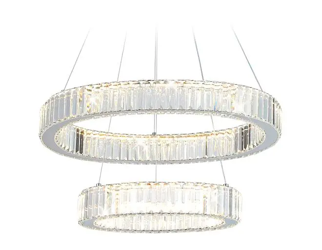 Подвесная светодиодная люстра с хрусталем Ambrella light TR5001 Traditional Подвесная светодиодная люстра с хрусталем Ambrella light TR5001 Traditional