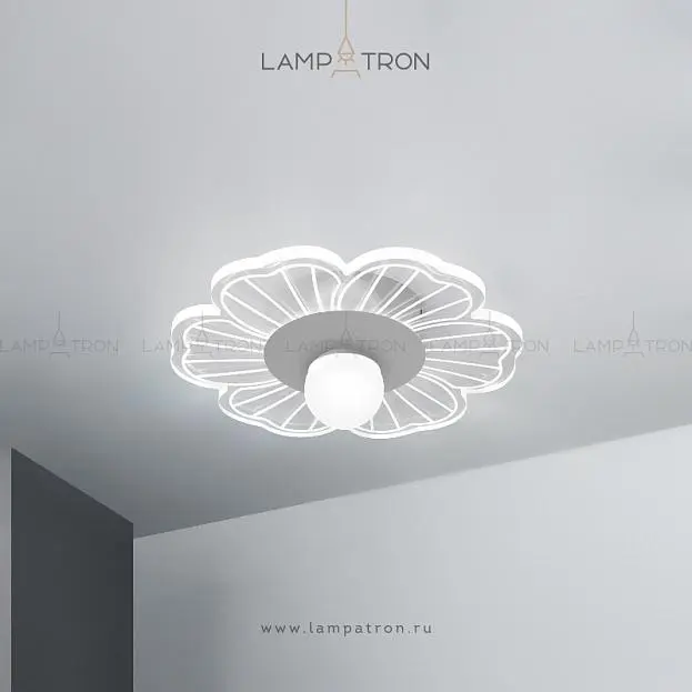 Потолочный светильник LUSIE BALL Цвет Белый. Теплый свет Lampatron 4353-11066 Потолочный светильник LUSIE BALL Цвет Белый. Теплый свет Lampatron 4353-11066