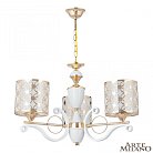 Люстра подвесная с плафонами 303097/3 Wh/Gd Arte Milano Florentia