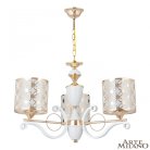 Люстра подвесная с плафонами 303097/3 Wh/Gd Arte Milano Florentia