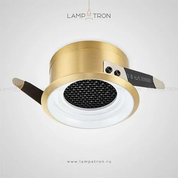 Точечный свет BIO Цвет Латунь + Белый. 5W. 3000K Lampatron 5268-13478 Точечный свет BIO Цвет Латунь + Белый. 5W. 3000K Lampatron 5268-13478
