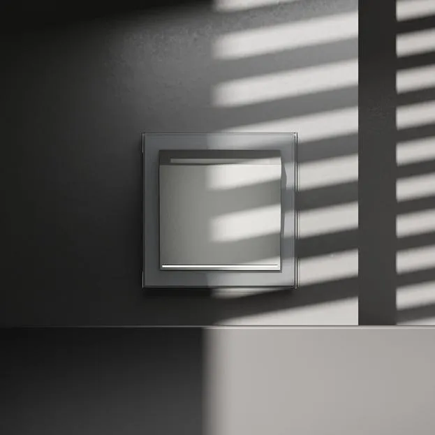 Выключатель встраиваемый карточный 16А, (сталь) Voltum VLS010705 S70