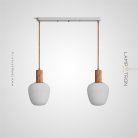 Готовая комбинация светильников DAGFIN DUO Цвет Белый Lampatron dagfin-duo-white 7417-20510