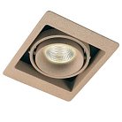 Встраиваемый светильник Donolux DL18615/01WW-SQ Champagne/Black DL18615