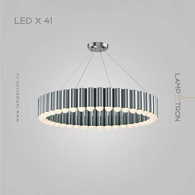 Кольцевые люстры и светильники ERLANDER 41 лампа. Цвет Хром Lampatron 7501-20888 Кольцевые люстры и светильники ERLANDER 41 лампа. Цвет Хром Lampatron 7501-20888
