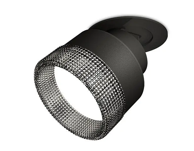 Комплект встраиваемого поворотного светильника с композитным хрусталем Ambrella light XM8102541 Techno Комплект встраиваемого поворотного светильника с композитным хрусталем Ambrella light XM8102541 Techno